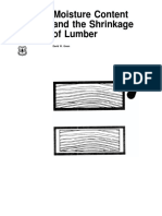 Moisture Content and the Shrinkage of Lumber