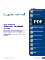 Sony Cybershot DSC-H50 Handbook PDF