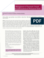 DiAngelis Et Al. - 2015 - Guidelines For The Management of Traumatic Dental PDF