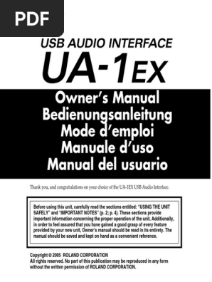 Edirol Audio Interface Device Driver Digital Audio