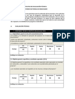 Pautas de Evaluacion Tecnica Fondo Sectorial Innovagro 2017 PDF