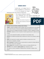 Género Lírico Repartido para  Estudiantes