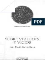 (1993) Sobre Virtudes y Vicios