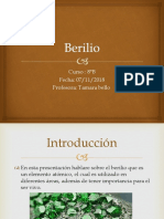 Berilio