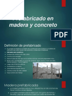 Prefabricado en Madera y Concreto