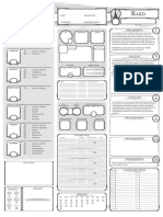 Dungeons and Dragons Class Character Sheet - Bard V1.2 - Fillable