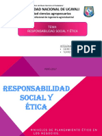 Responsabilidad Social y ÉTICA