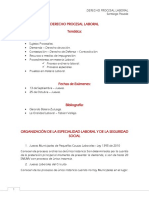 Derecho Procesal Laboral