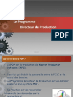 6.1 Le PDP Programme Directeur de Production
