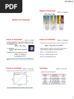 3 - Equilíbrio de Precipitação