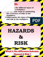 Recognize Workplace Hazards & Minimize Risks