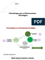 Planeamiento Estratégico. Taller NOV 2018