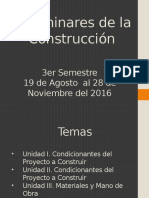 1ra Clase - Preliminares de La Construcción