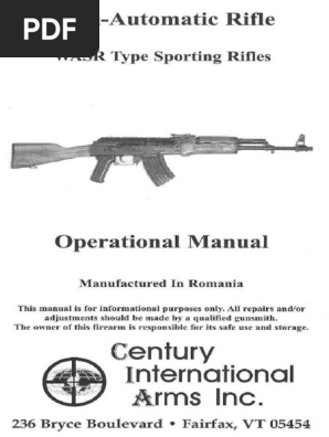 Romanian Wasr Ak 47 Rifle Manual Pdf Firearms Trigger Firearms
