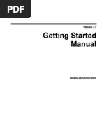 Download Origin Manual - GettingStarted by epd20 SN39332517 doc pdf