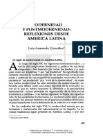 Dialnet ModernidadYPostmodernidad 6521326 PDF