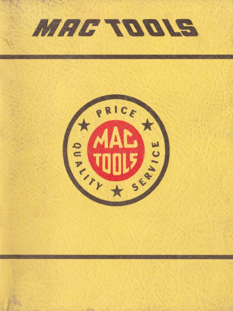 MAC Tools Catalog Overview | PDF | Screw | Tools