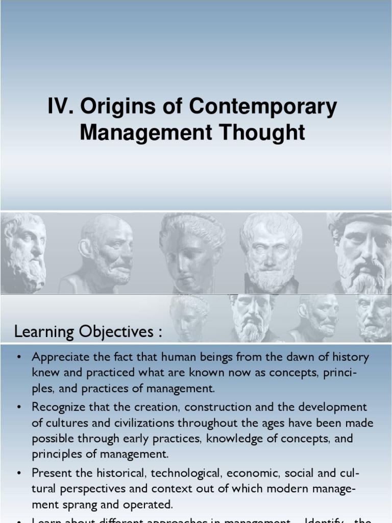 Origins of Contemporary Management | PDF | Motivation | Motivational