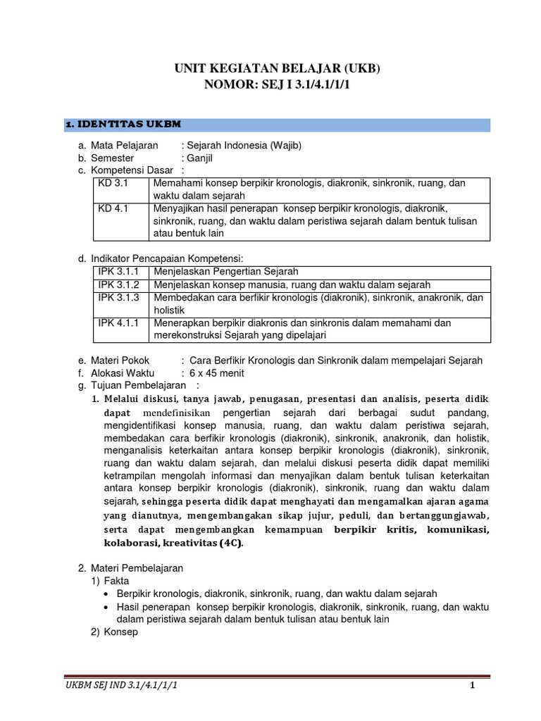 Tugas Sejarah 1a Pdf