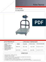 Bascula de Recibo Mod Eqb 50 100 Kgs