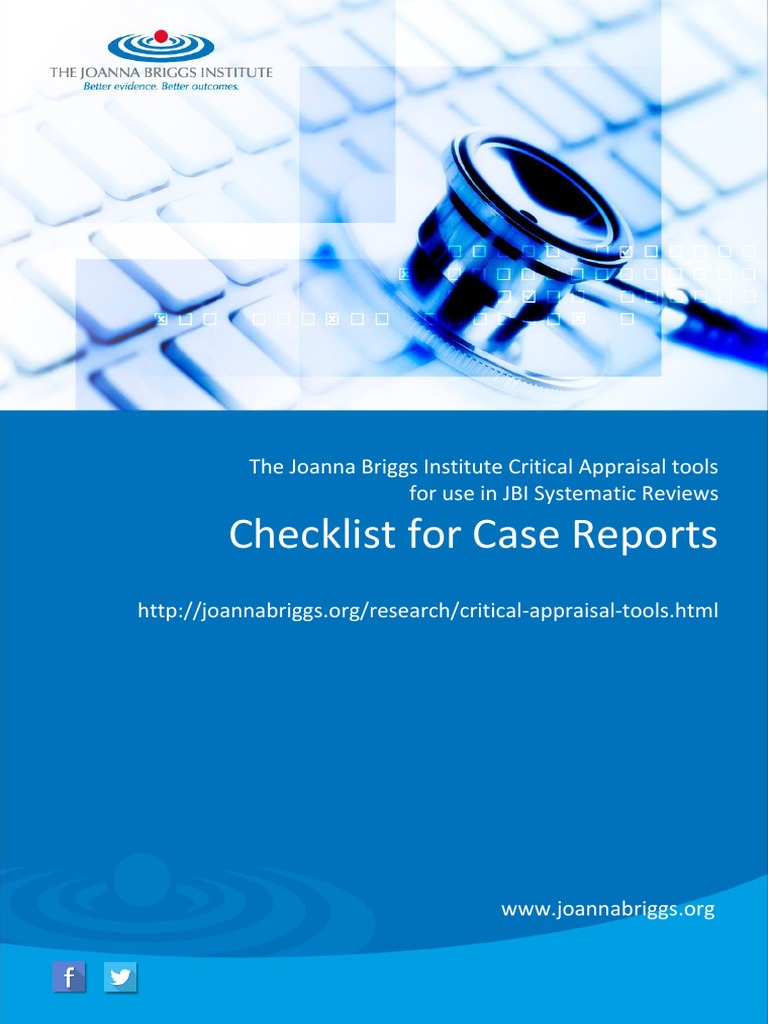 JBI Critical AppraisalChecklist For Case Reports2017 PDF Case