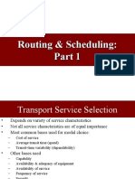 Routing & Scheduling