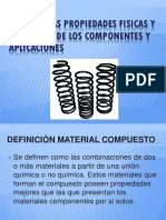 Explicar Las Propiedades Fisicas y Mecanicas de Los Materiales Compuestos