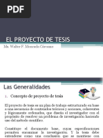 El Proyecto de Tesis (1)