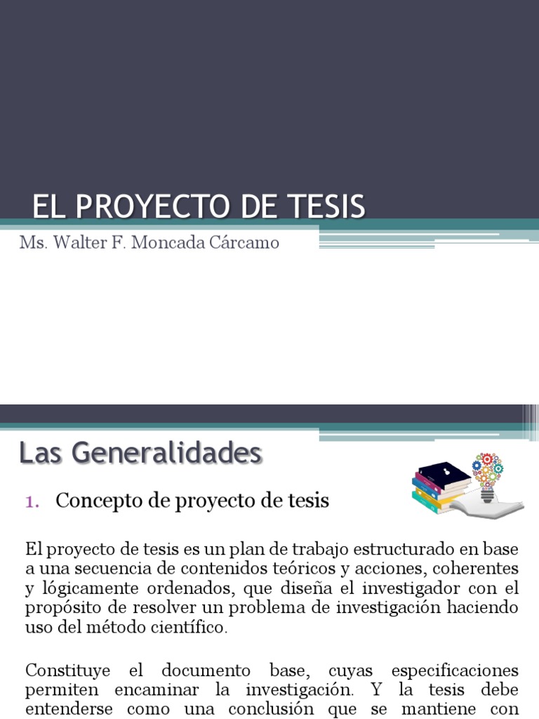 Guía para Elaborar un Proyecto de Tesis | PDF | Conocimiento | Información