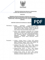 Kepmenkes Ri No 996 Tahun 2002 Tentang Pedoman Penyelenggaraan Sarana Pelayanan Rehabilitasi Penyalahgunaan Dan Ketergantungan Napza