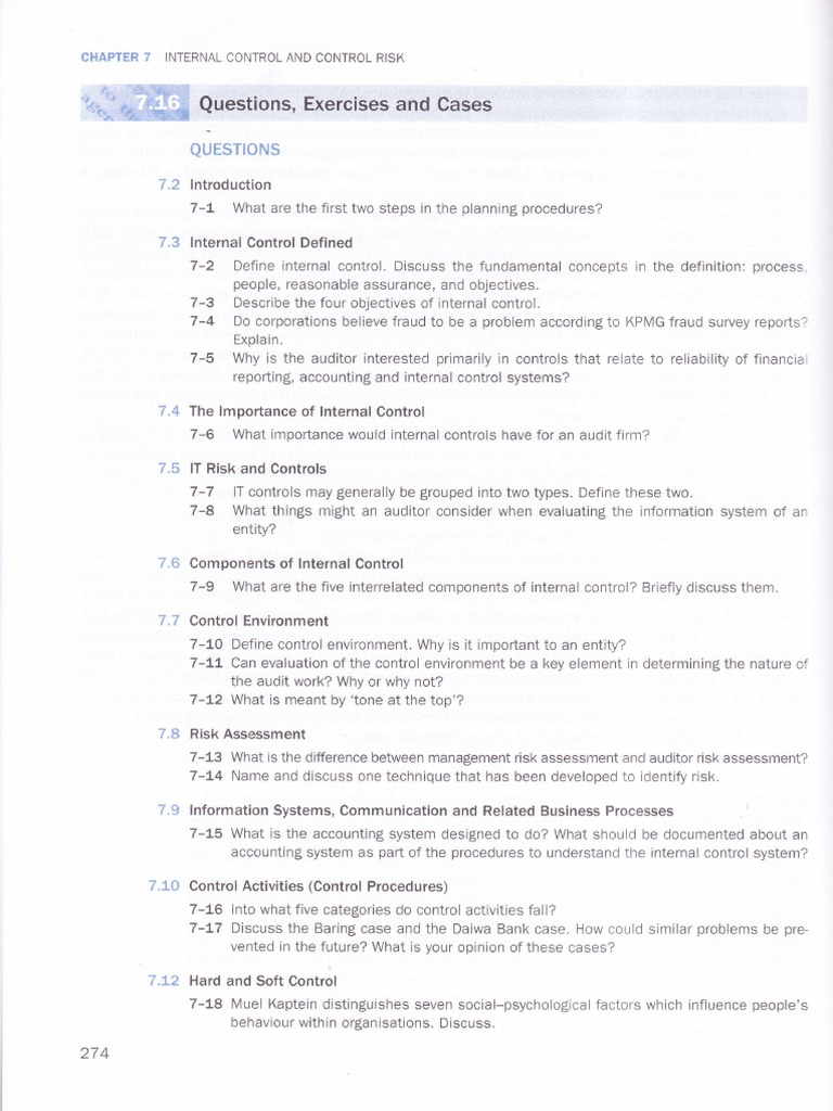 Internal Control and Risk Assessment Guide | PDF | Internal Control | Risk