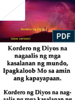 KORDERO NG DIYOS Slow Version