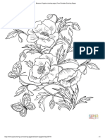 Blossom Poppies Coloring Page _ Free Printable Coloring Pages