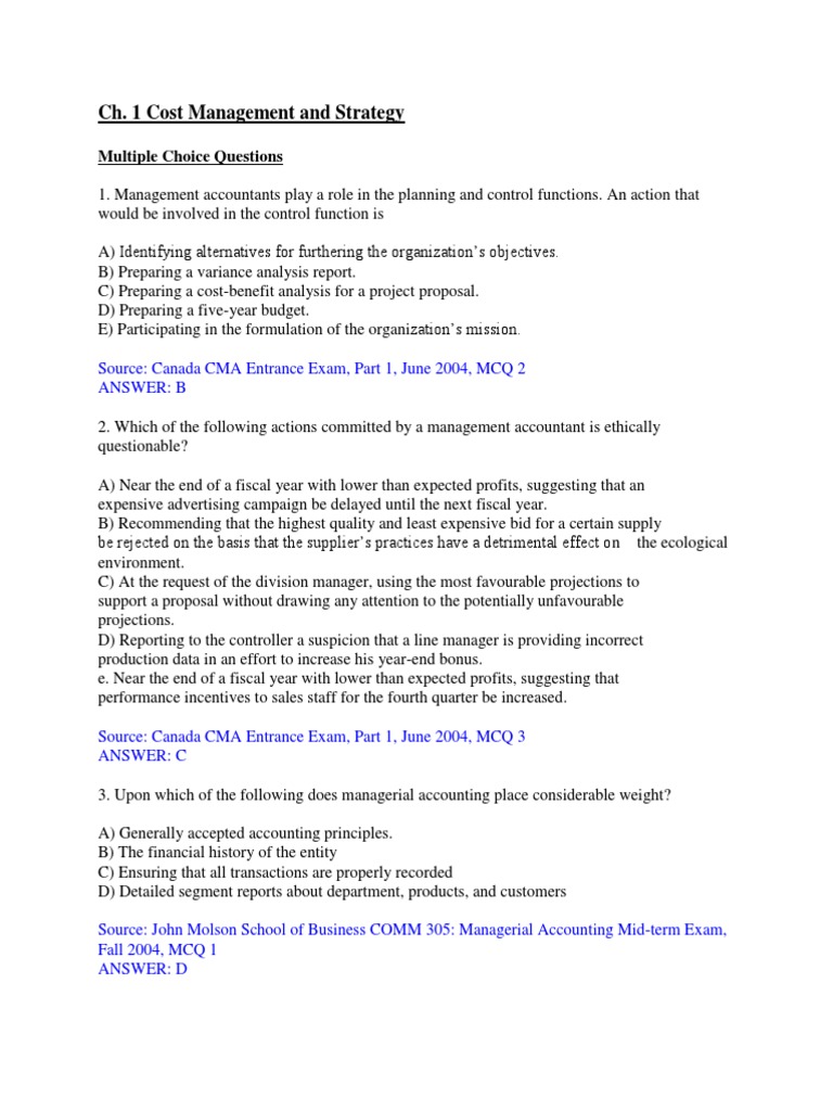 Acco 330 Test Bank Chapter 1 Mcq Download Free Pdf Management