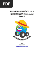 Prediksi UN IPA SMP 2019 Paket 1