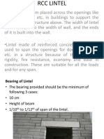 RCC Lintel & Retaining Walls