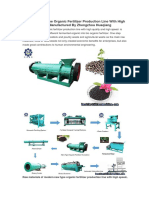 Modern New Type Organic Fertilizer Production Line With High Speed Manufactured by Zhengzhou Huaqiang