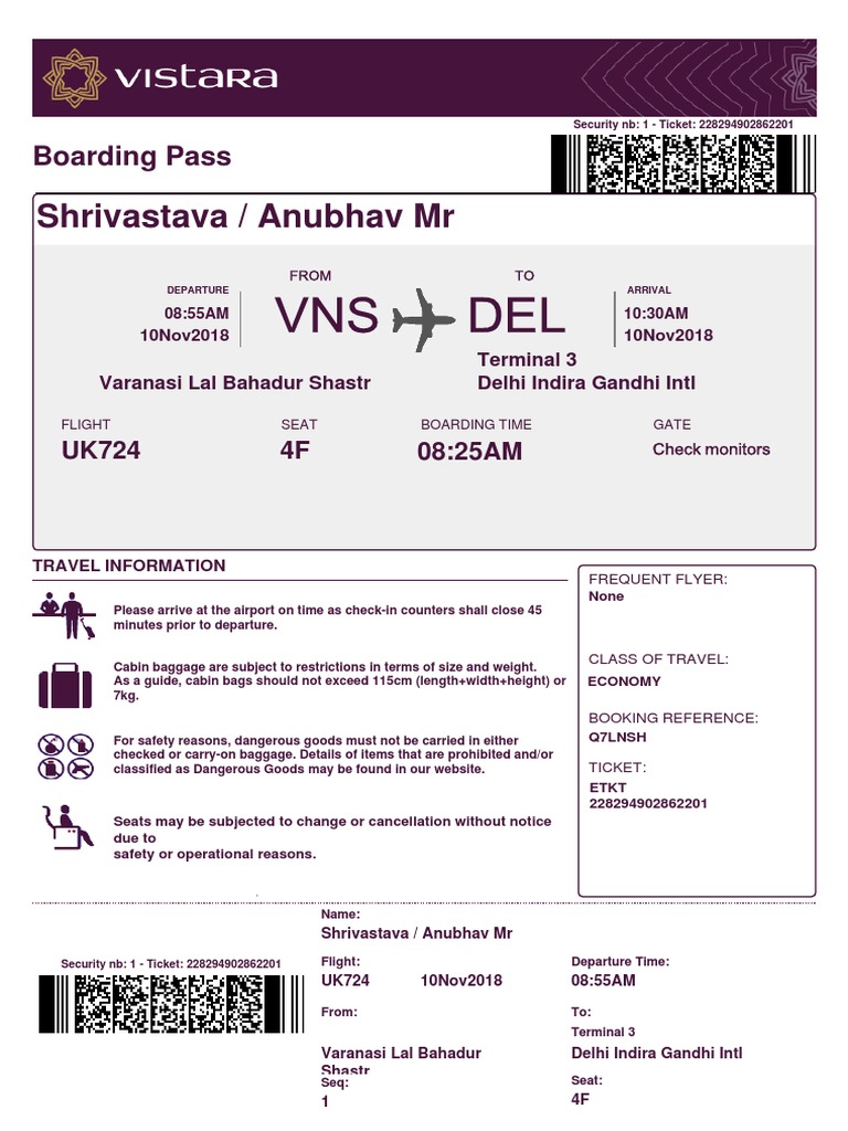 Boarding Pass Baggage Aviation