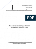 13 4127 1996 Bahasa Isarat Pengoperasian Pesawat Angkat Crane PDF