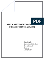 9 Concept of Res Gestae in Indian Evidence Act 1872