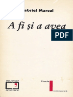 Gabriel Marcel - A Fi Si A Avea PDF