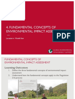 Fundamental Concepts of Environmental Impact Assessment: Location Month Year