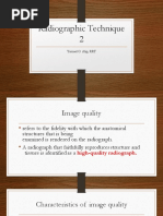 Radiographic Technique 2: Ysmael O. Alip, RRT