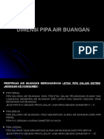 Dimensi Pipa Air Buangan - PPSX