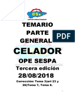 Temario General Celador CSI