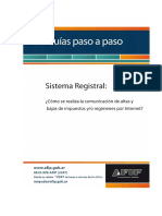 Altas-Bajas Impuestos-Internet - GUIA PASO A PASO PDF