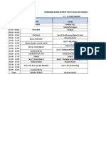 Jadwal Retreat