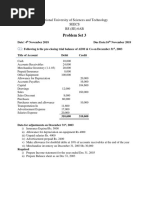 Problem Set 3 Financial Statements BS SE S18
