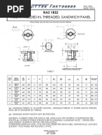 NAS1835-3 Honeycomb Sandwich Panel Insert – National Aerospace Standard, 20pcs New