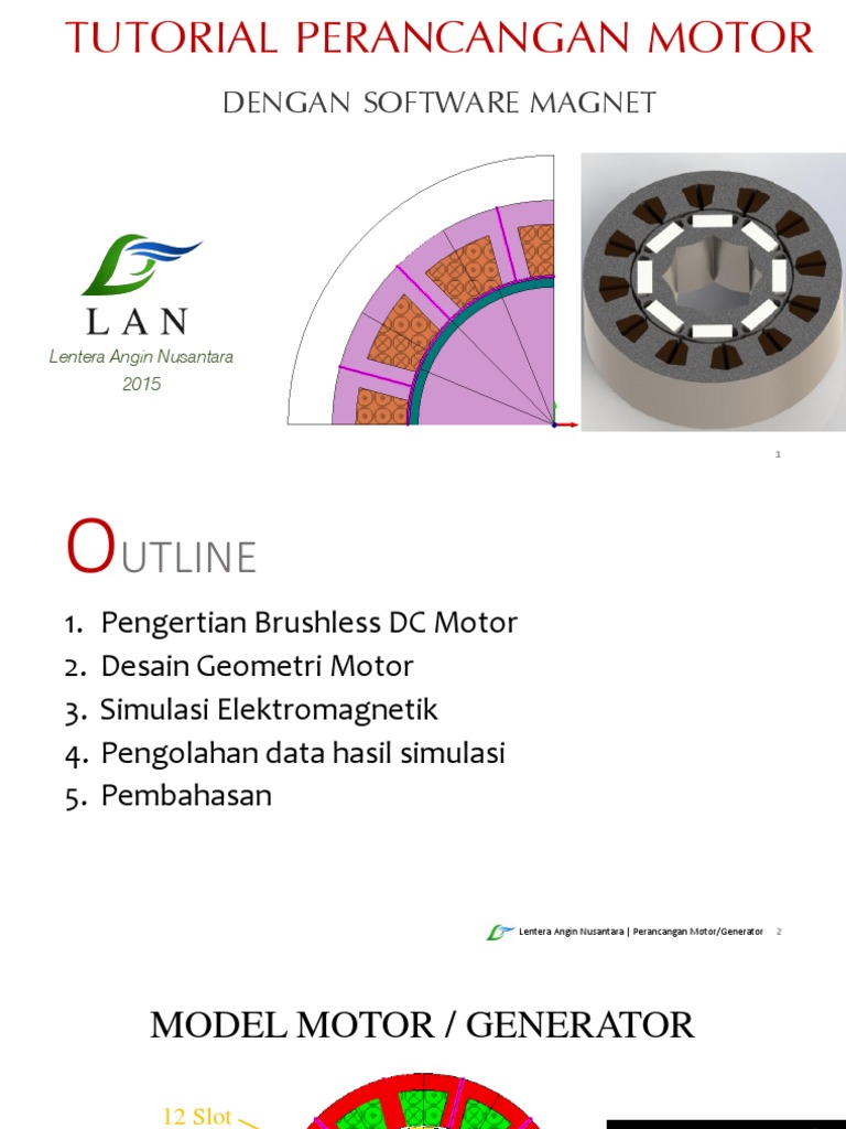 Tutorial Perancangan Motor Dengan Software LAN 2015 PDF